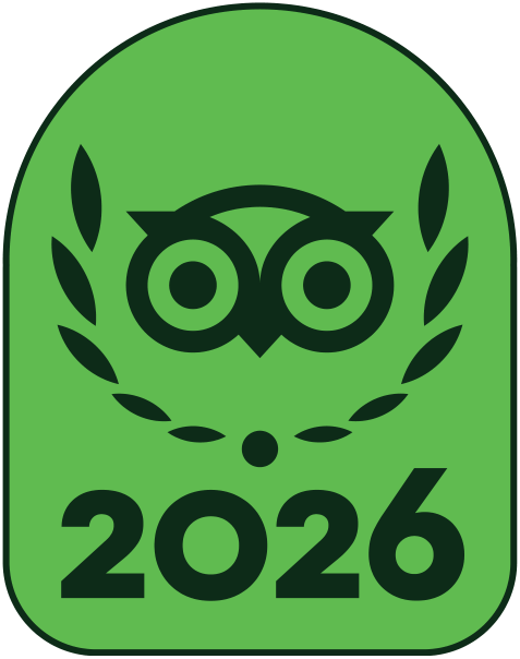Tripadvisor Travellers’ Choice 2026 – top 10% worldwide